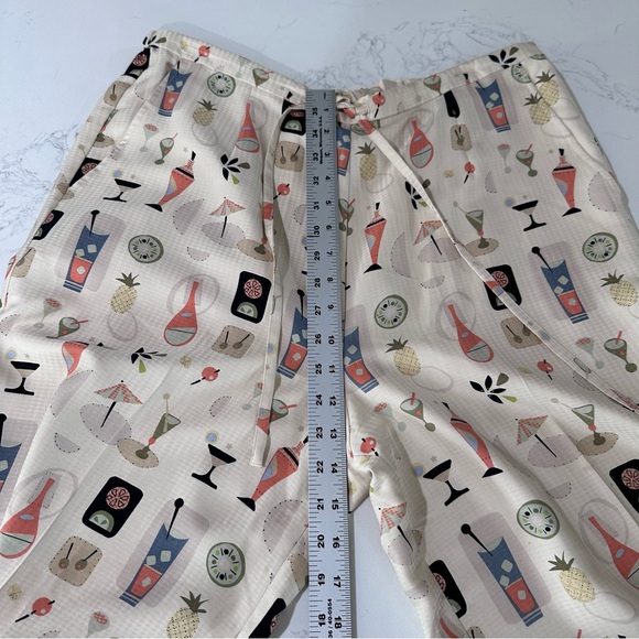 Tori Richard Silk Fun Print Shirt Pant Set 14 - Picture 13 of 16